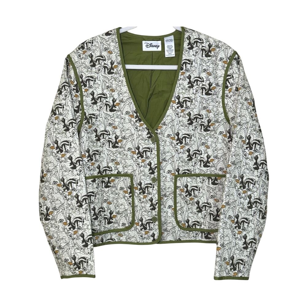 Disney Women’s Bambi Quilted Jacket Size Large